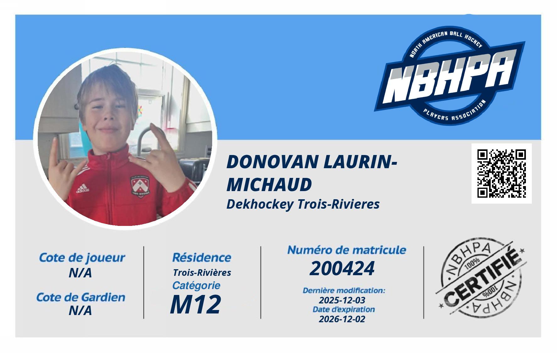 Donovan Laurin-Michaud