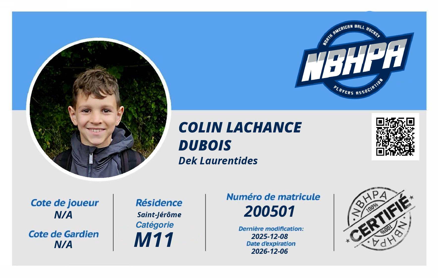 Colin Lachance Dubois