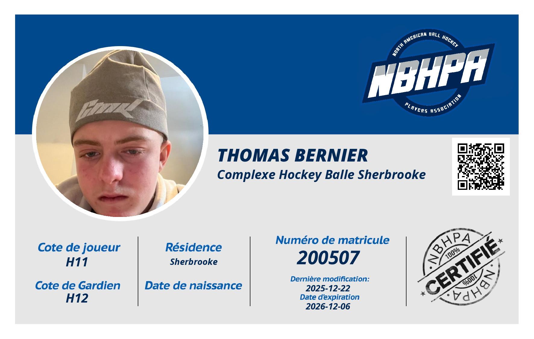 Thomas Bernier