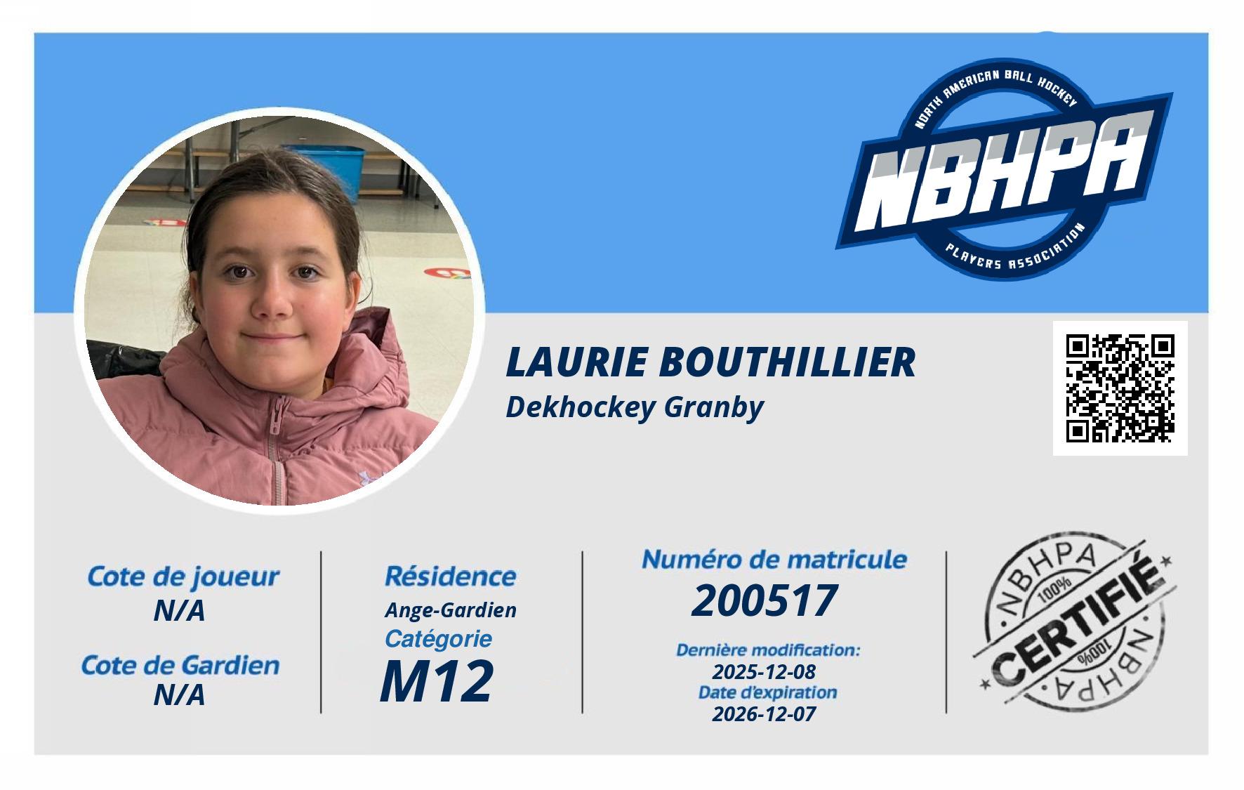 Laurie Bouthillier