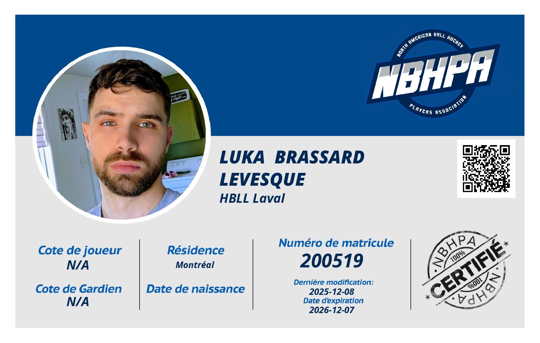 Luka  Brassard Levesque 