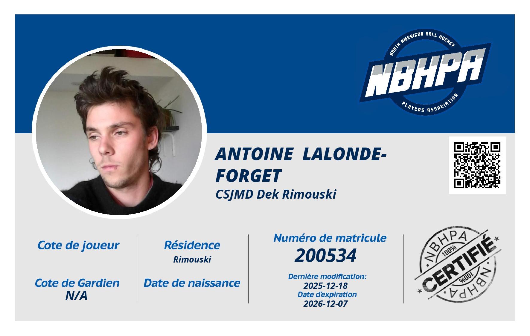 Antoine  Lalonde-Forget