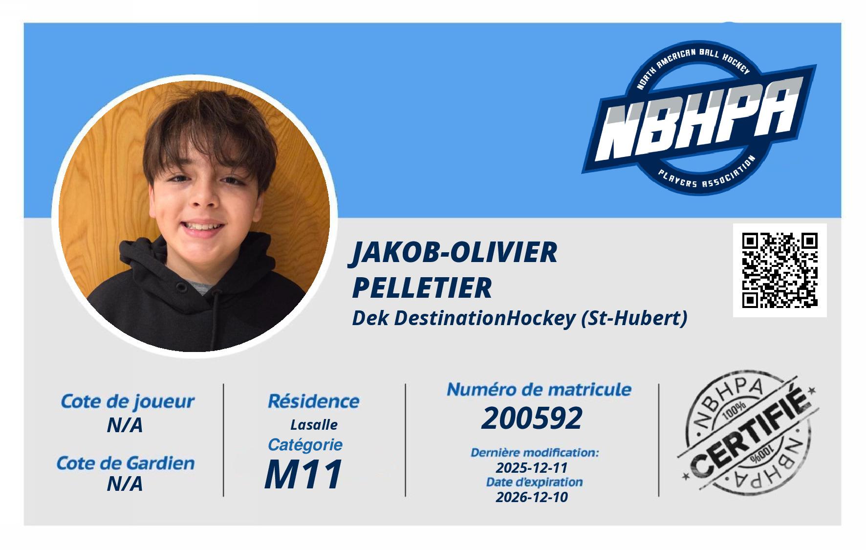 Jakob-Olivier  Pelletier