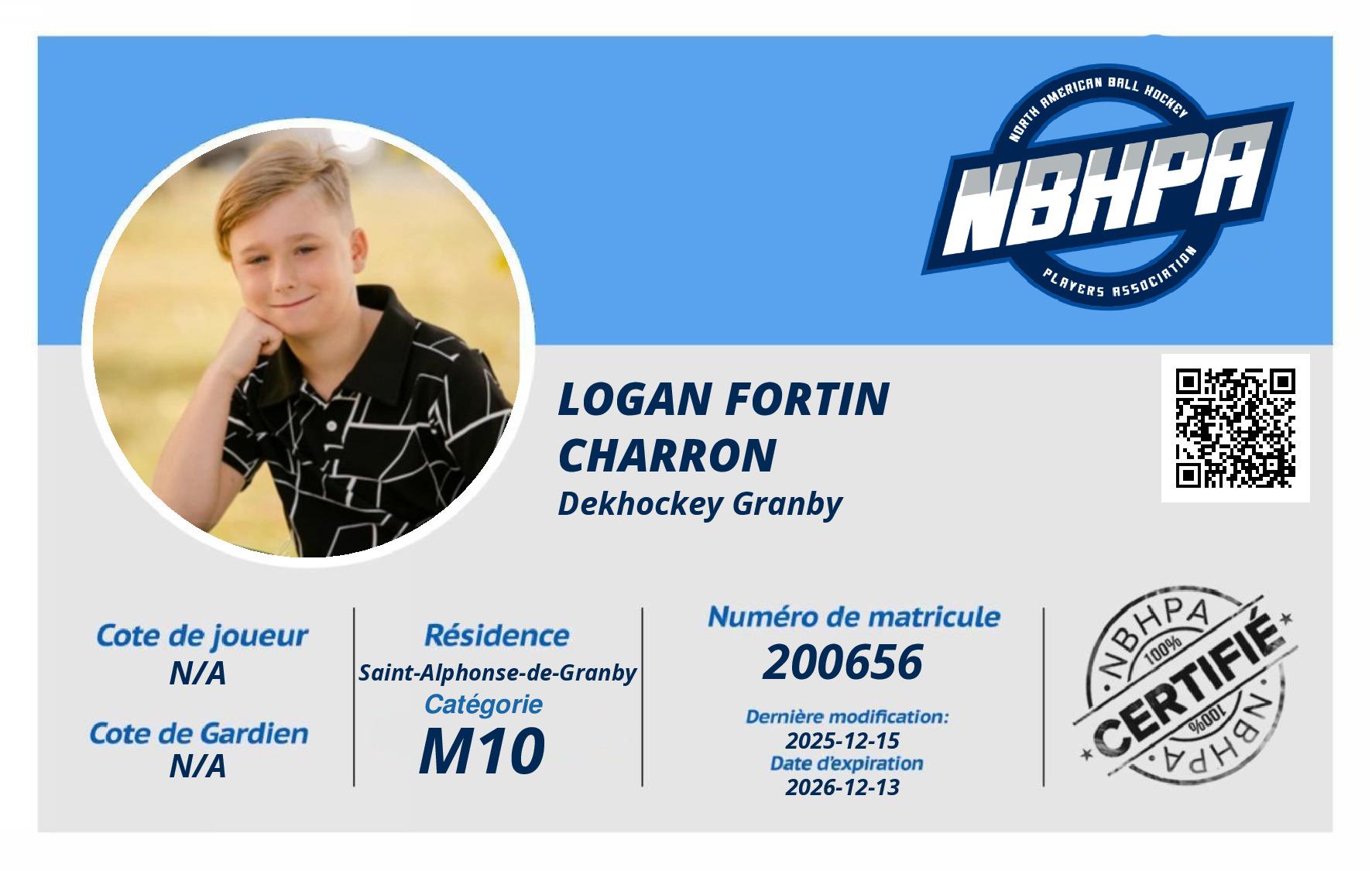 Logan Fortin charron