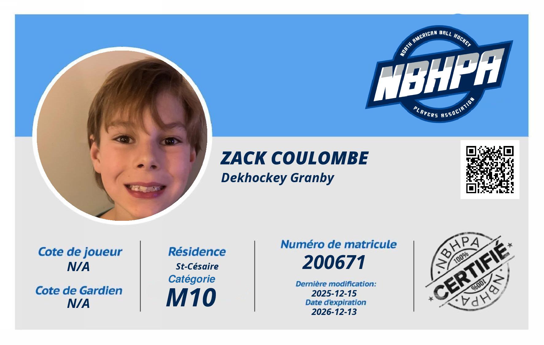 Zack Coulombe