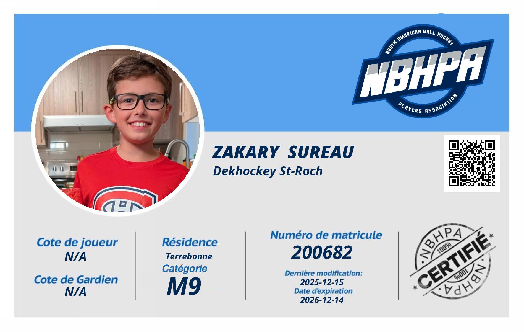 Zakary  Sureau 
