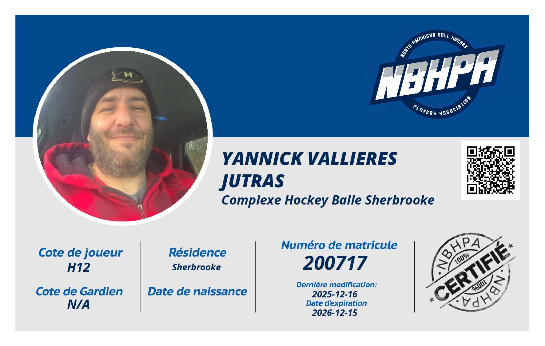 Yannick Vallieres jutras