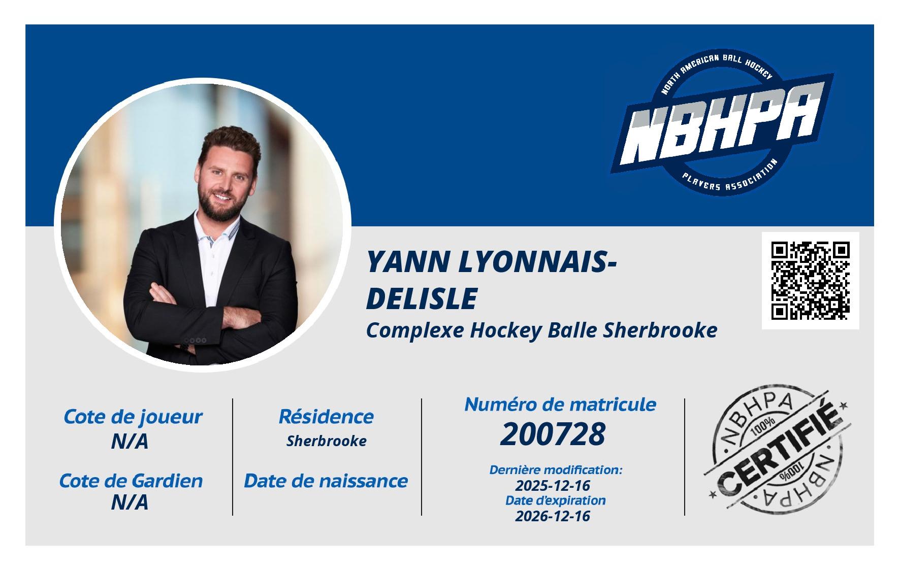 Yann Lyonnais-Delisle