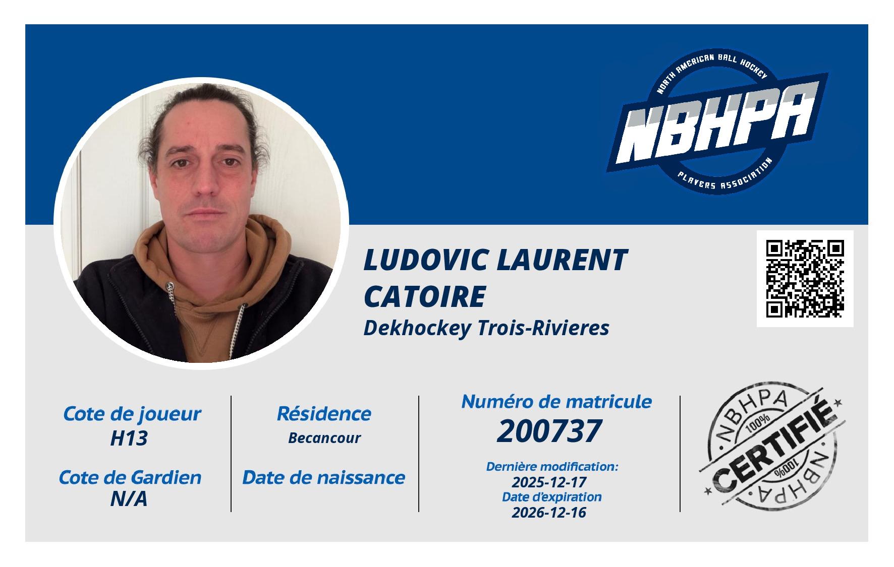 Ludovic Laurent Catoire 