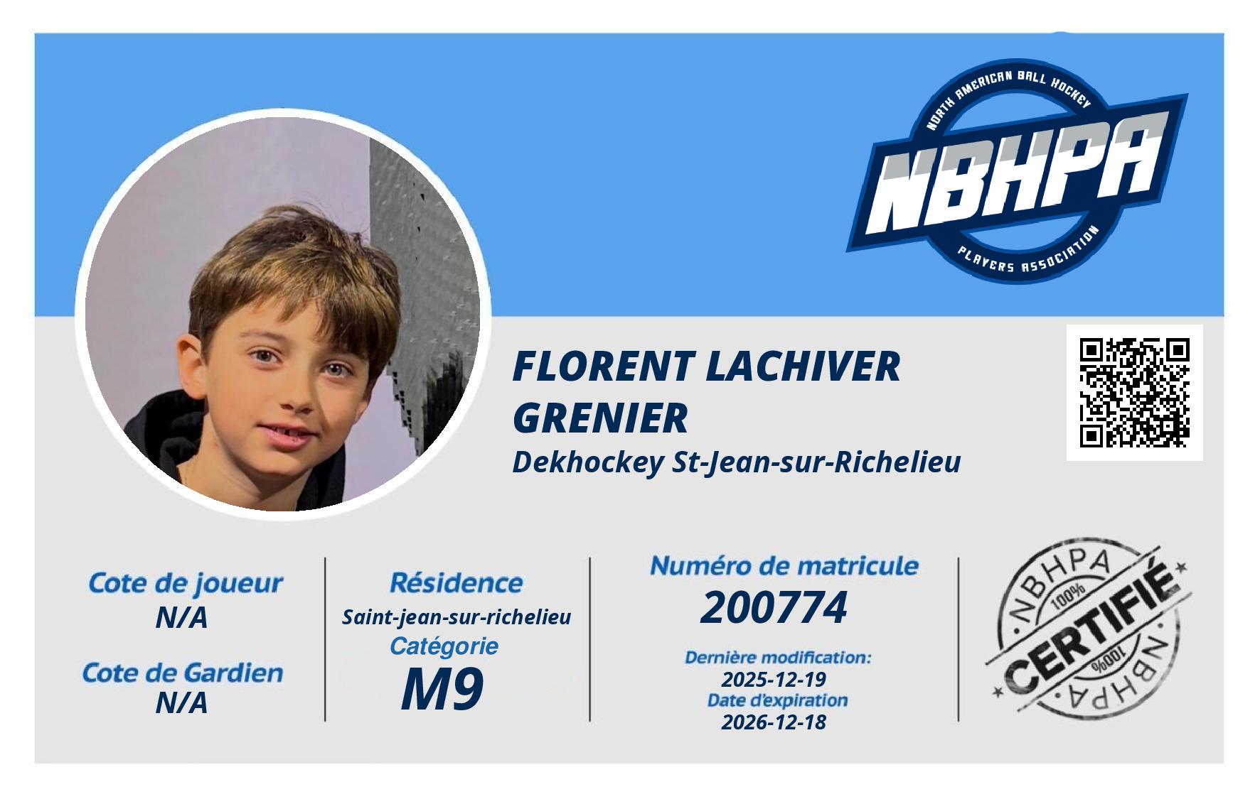 Florent Lachiver Grenier