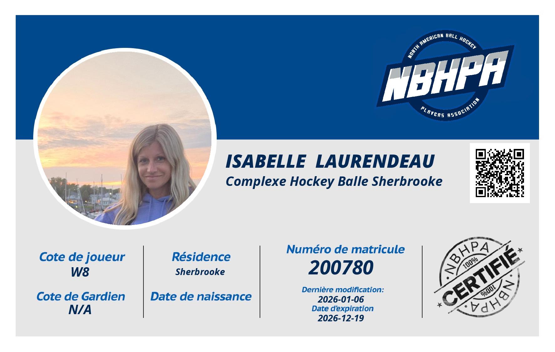 Isabelle  Laurendeau