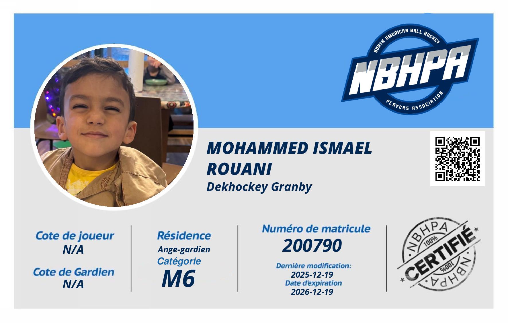 Mohammed Ismael Rouani