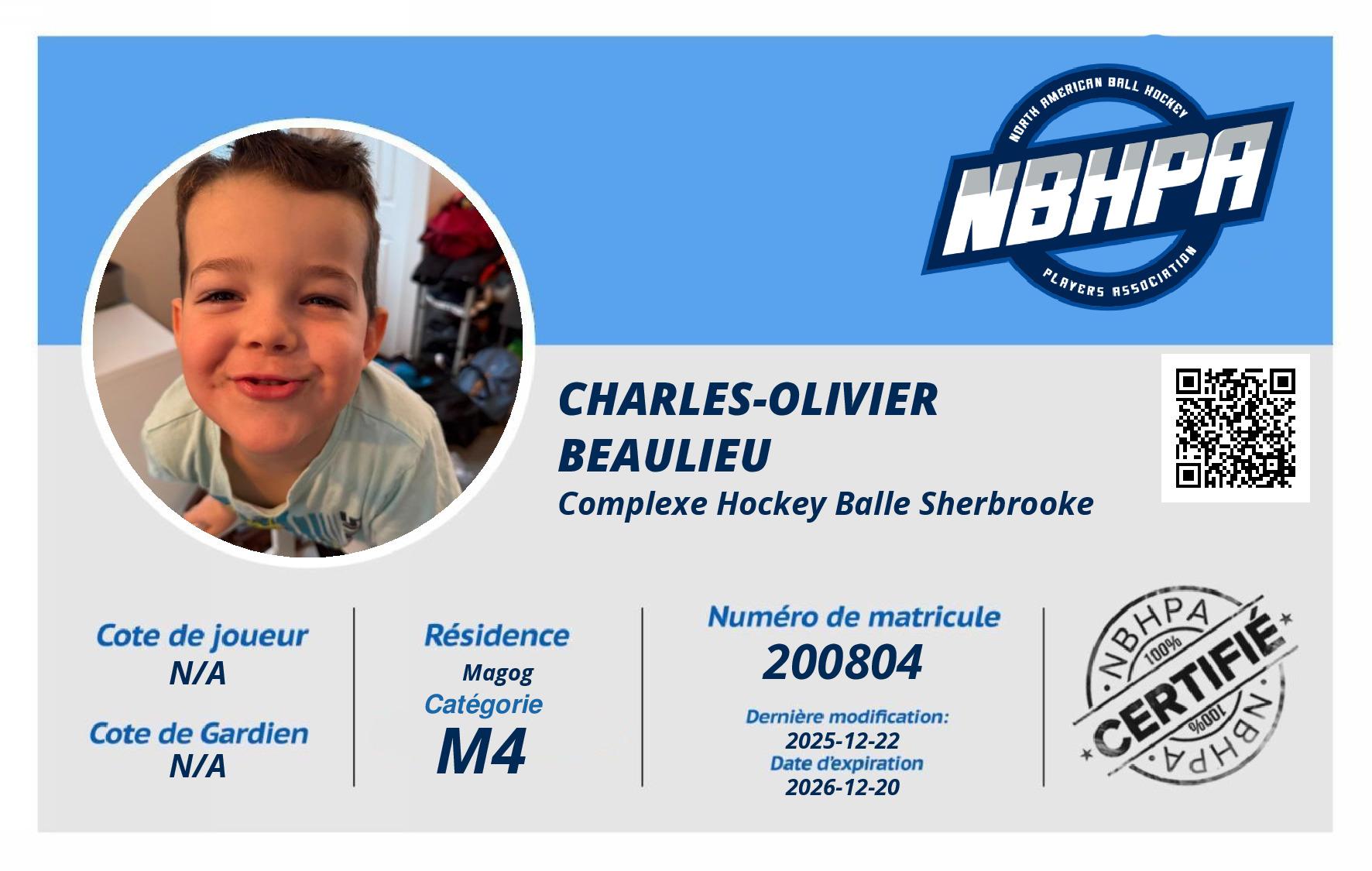 Charles-Olivier Beaulieu