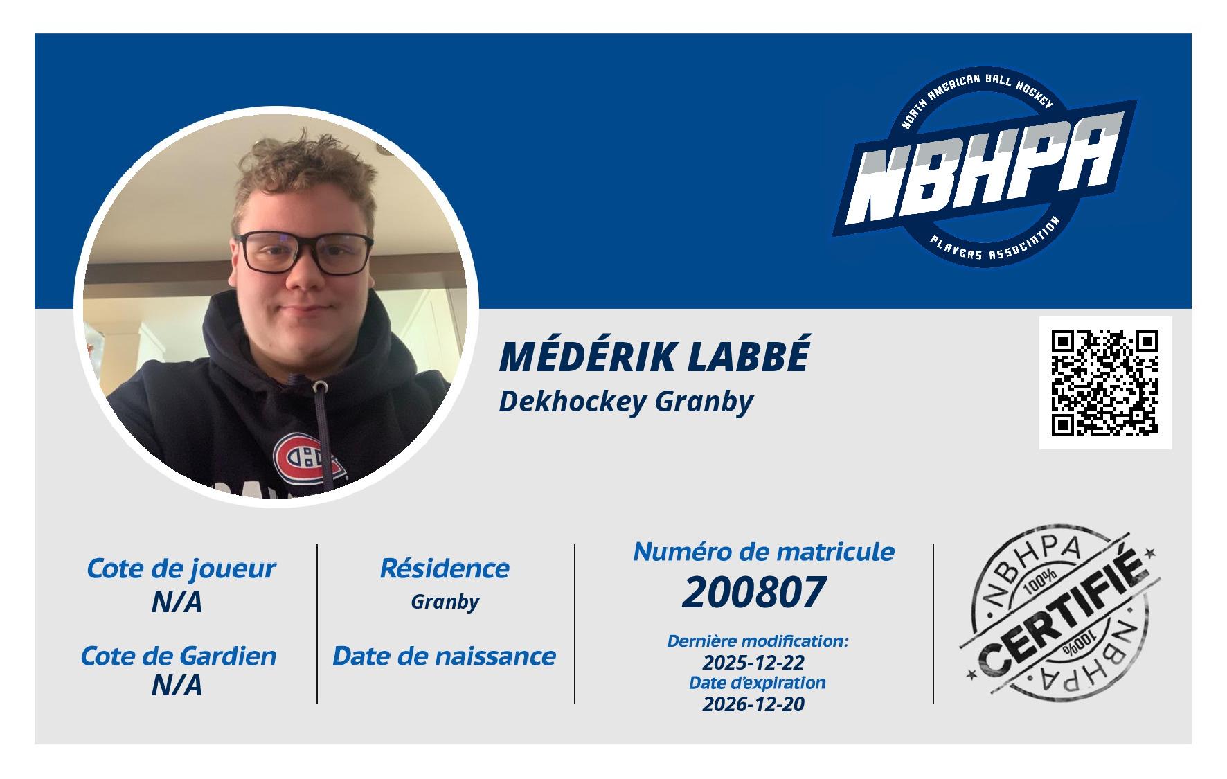 Médérik Labbé