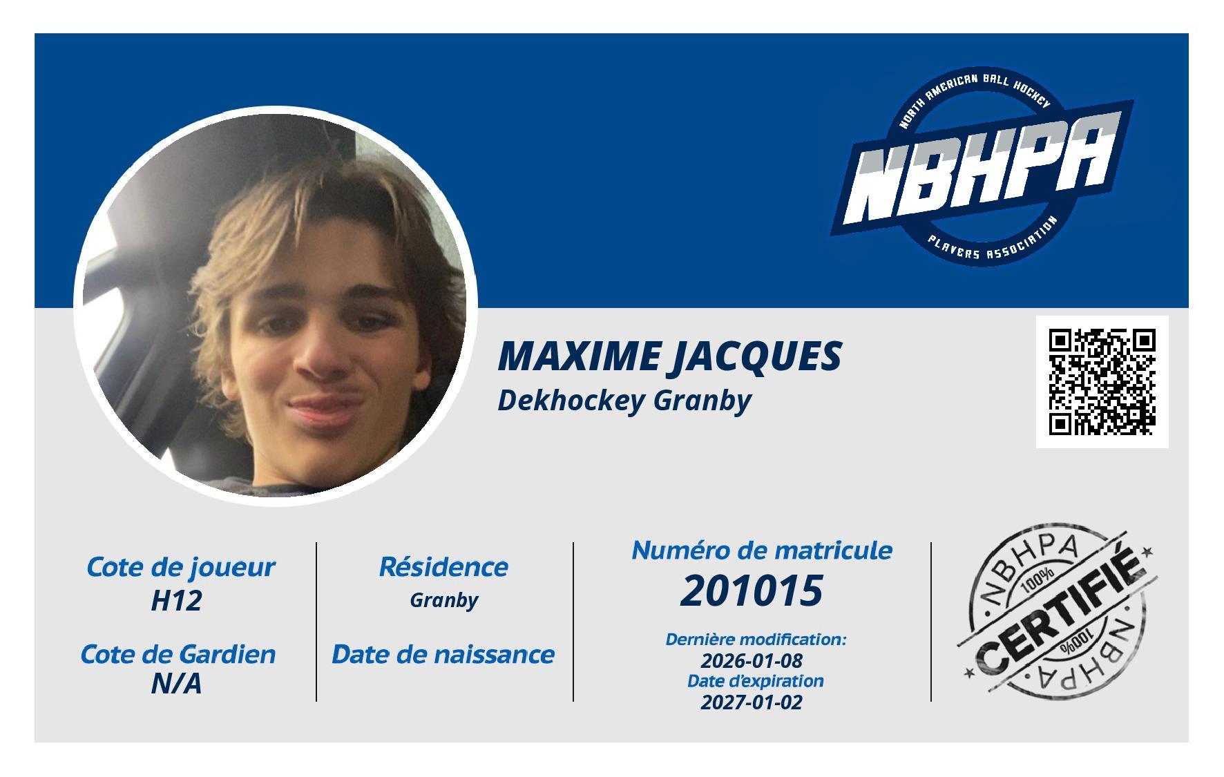 Maxime Jacques
