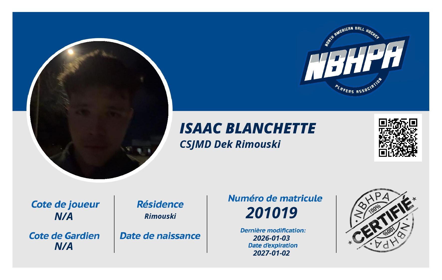 Isaac Blanchette