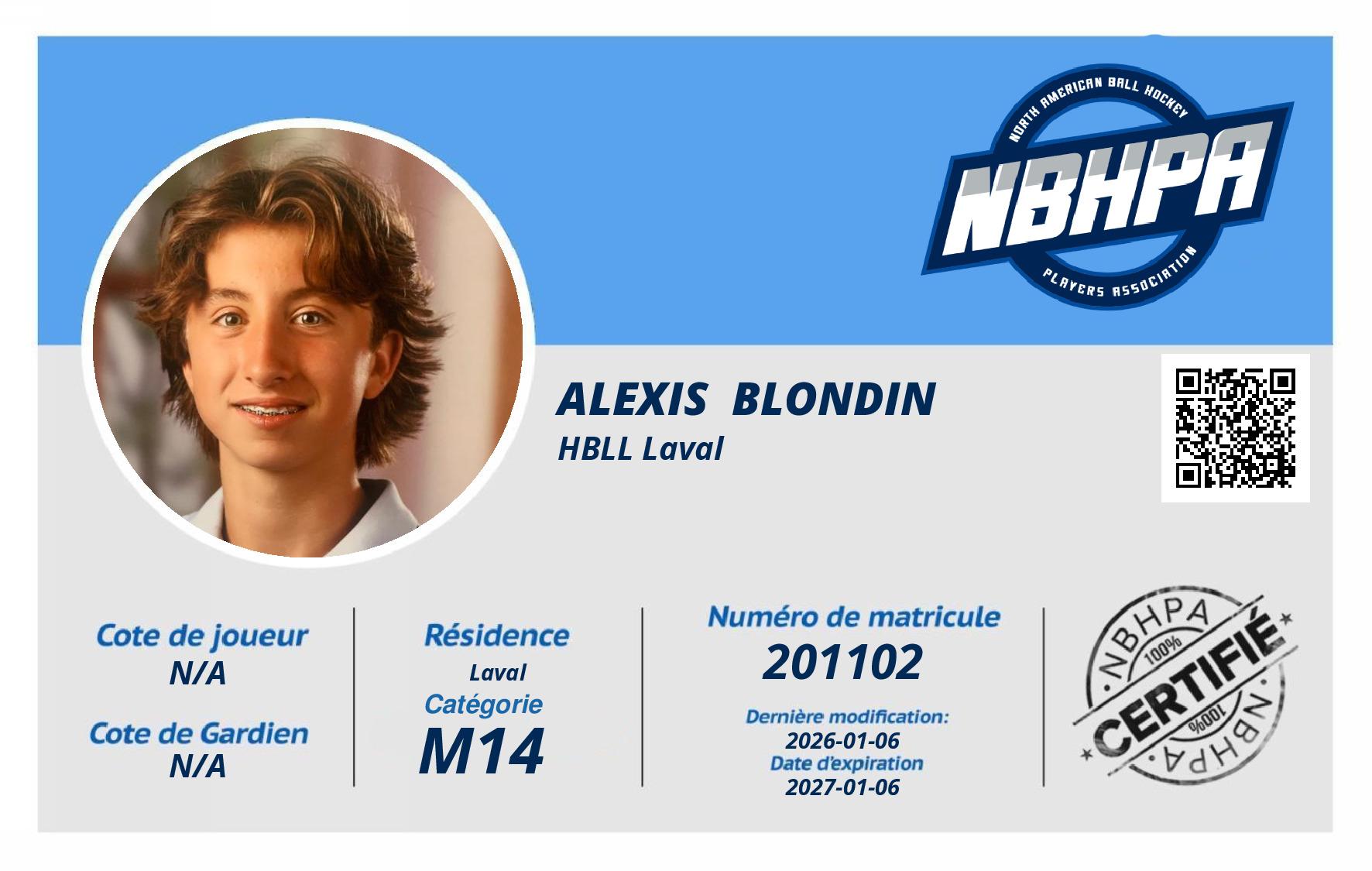 Alexis  Blondin 