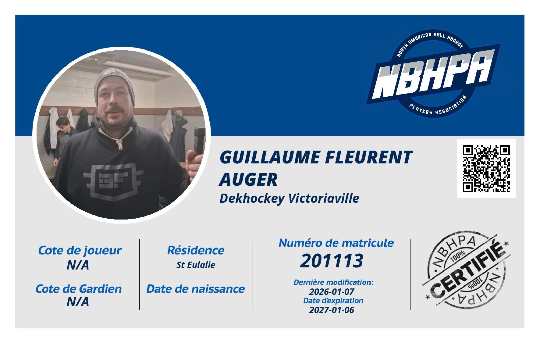 Guillaume Fleurent auger