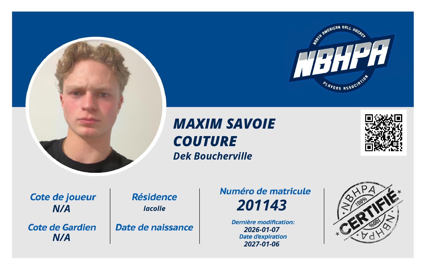 Maxim Savoie Couture 