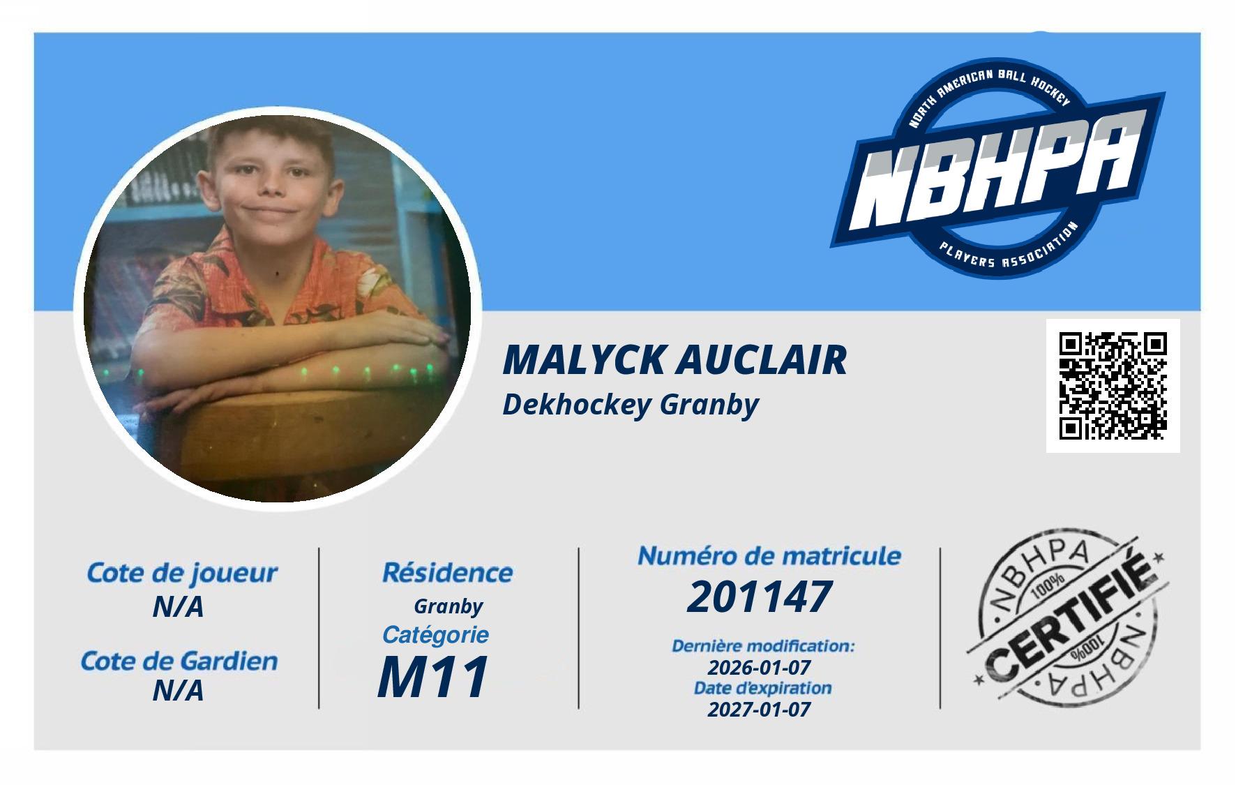 Malyck Auclair