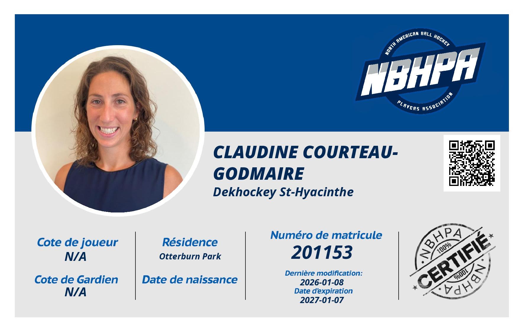 Claudine Courteau-Godmaire