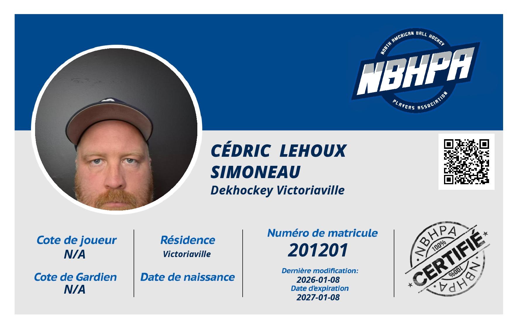 Cédric  Lehoux Simoneau 