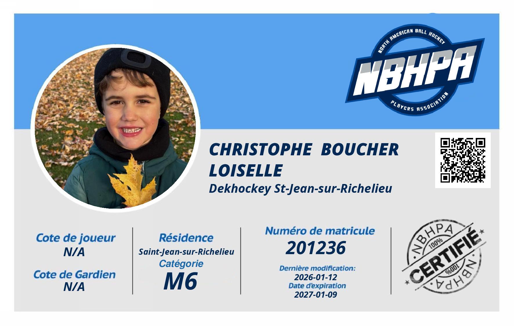 Christophe  Boucher loiselle