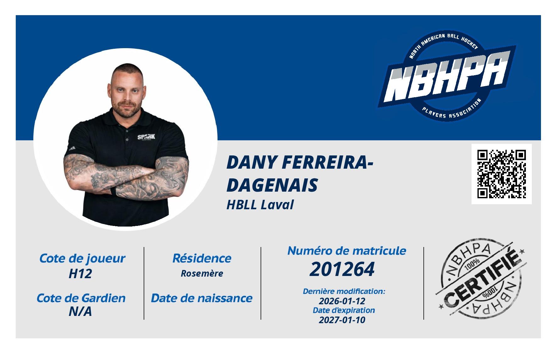 Dany Ferreira-Dagenais