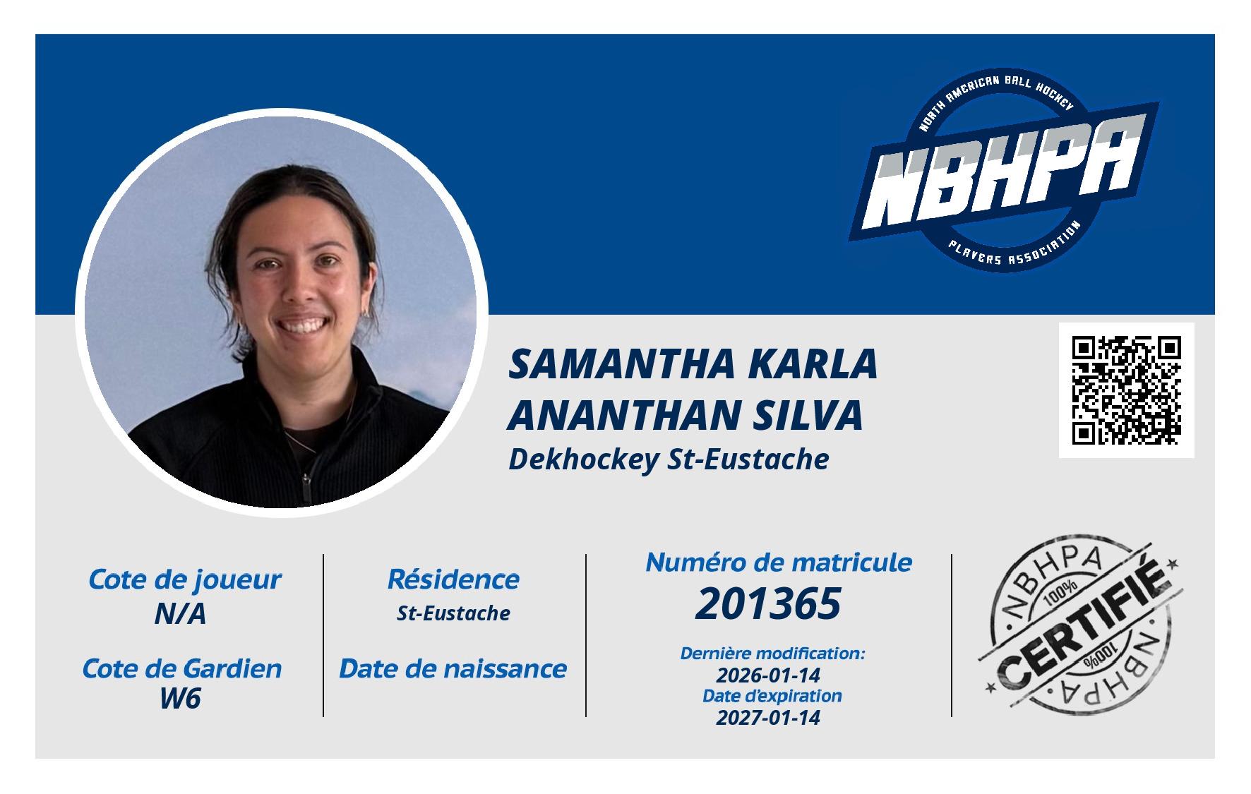 Samantha Karla Ananthan Silva