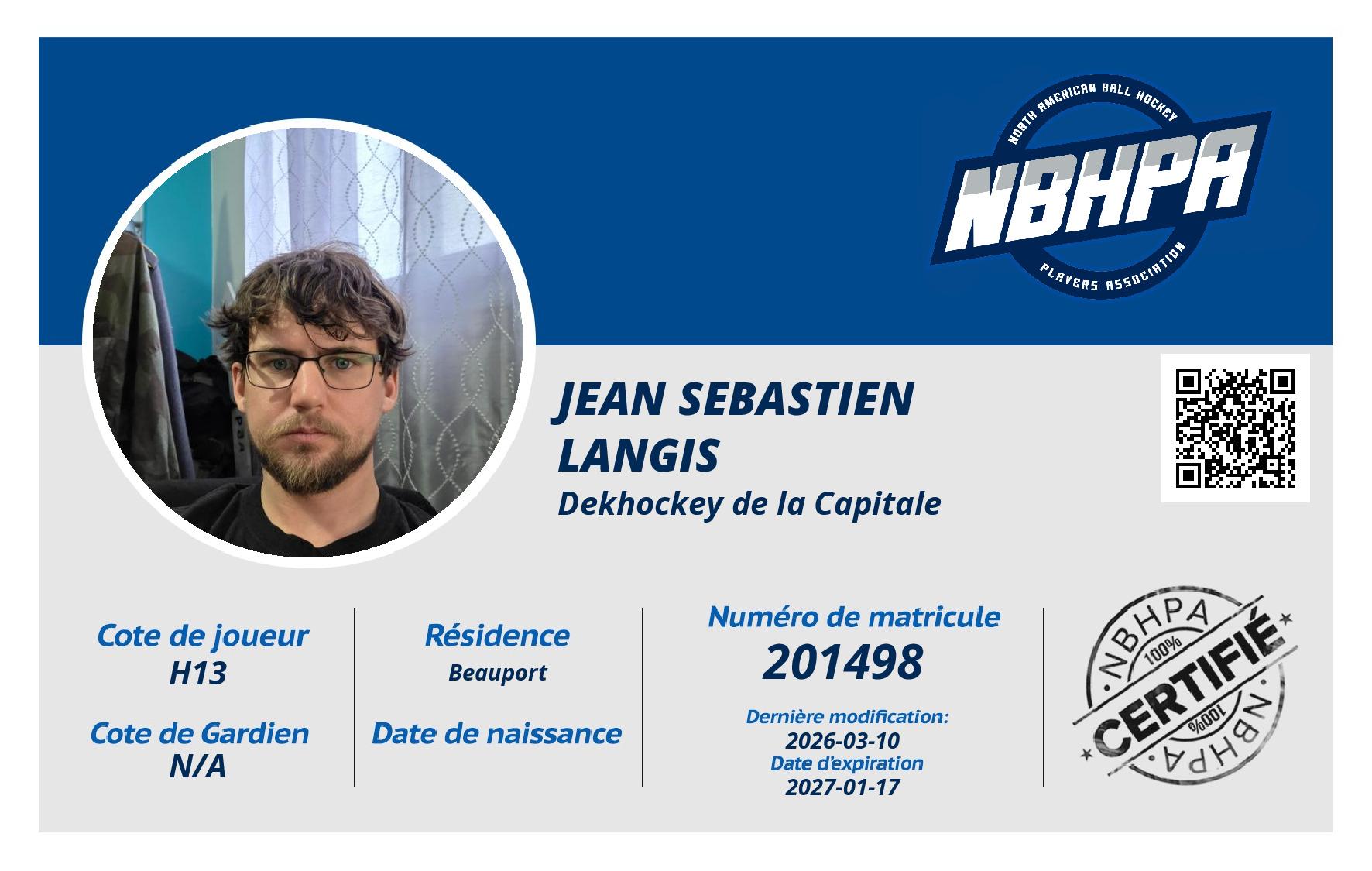 Jean sebastien Langis