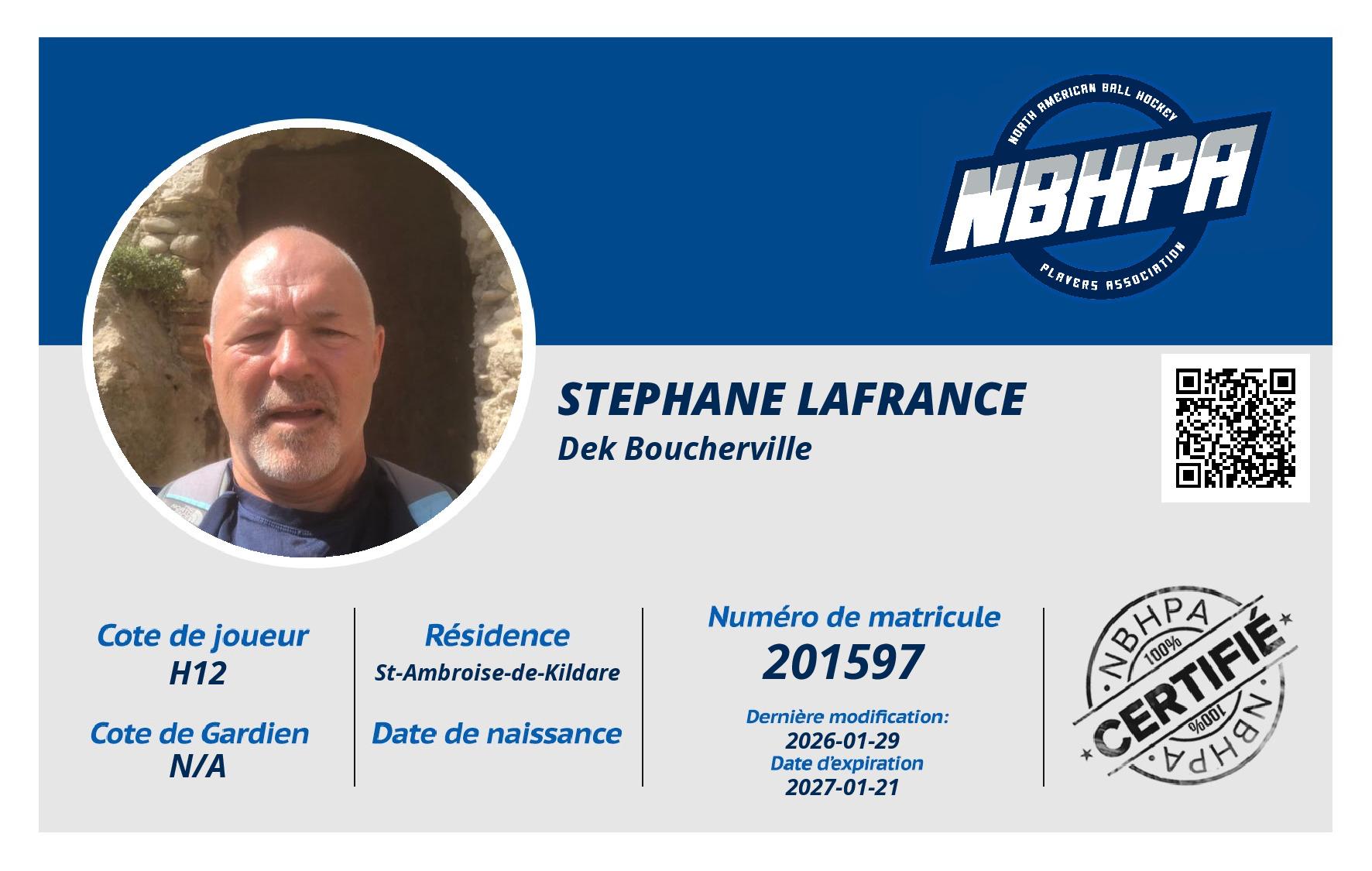 Stephane Lafrance