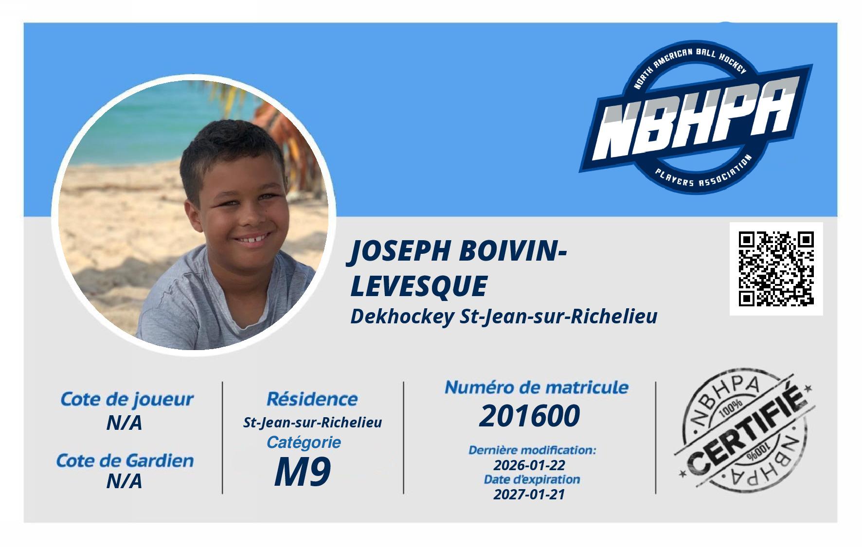 Joseph Boivin-Levesque