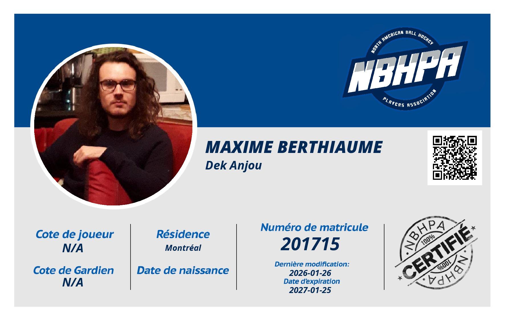Maxime Berthiaume