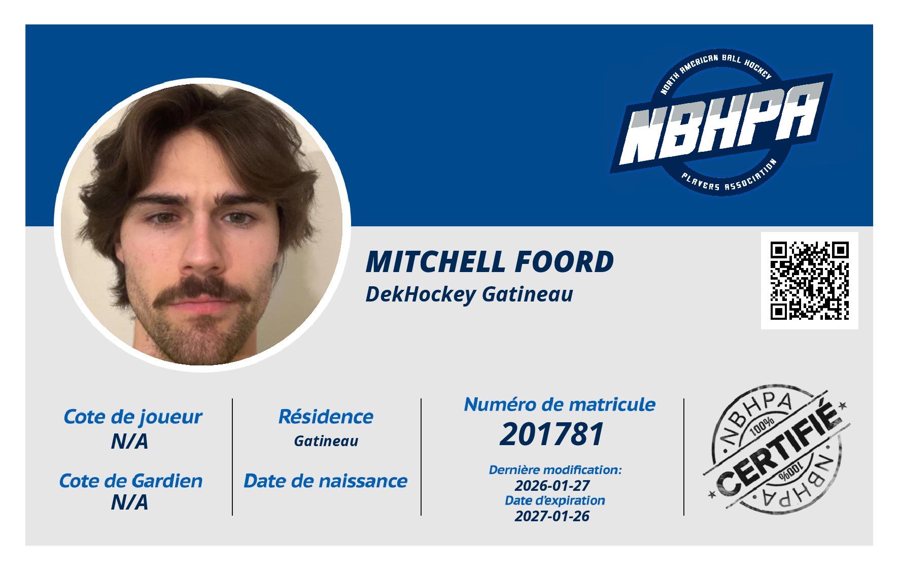 Mitchell Foord