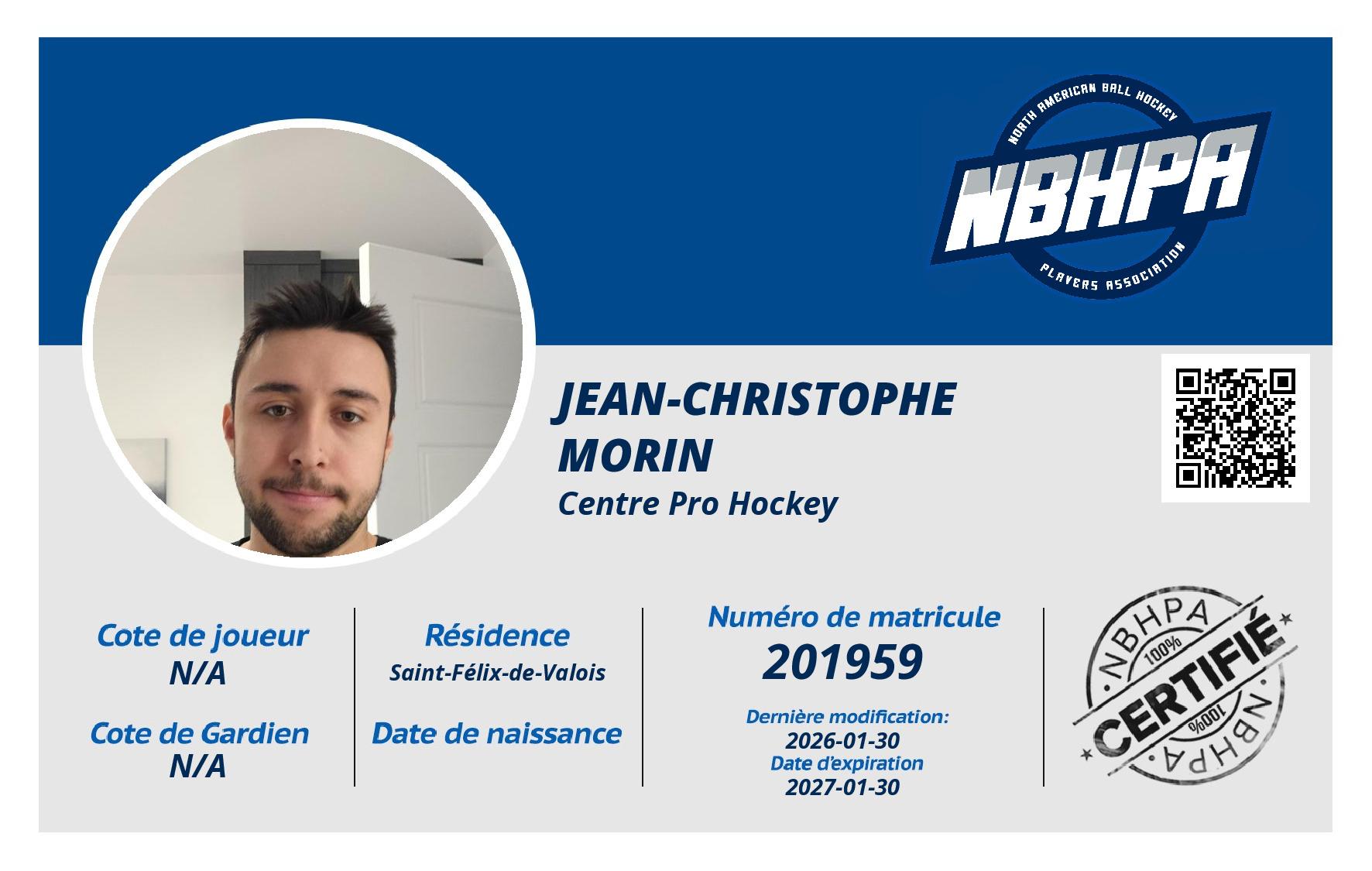 Jean-Christophe  Morin 