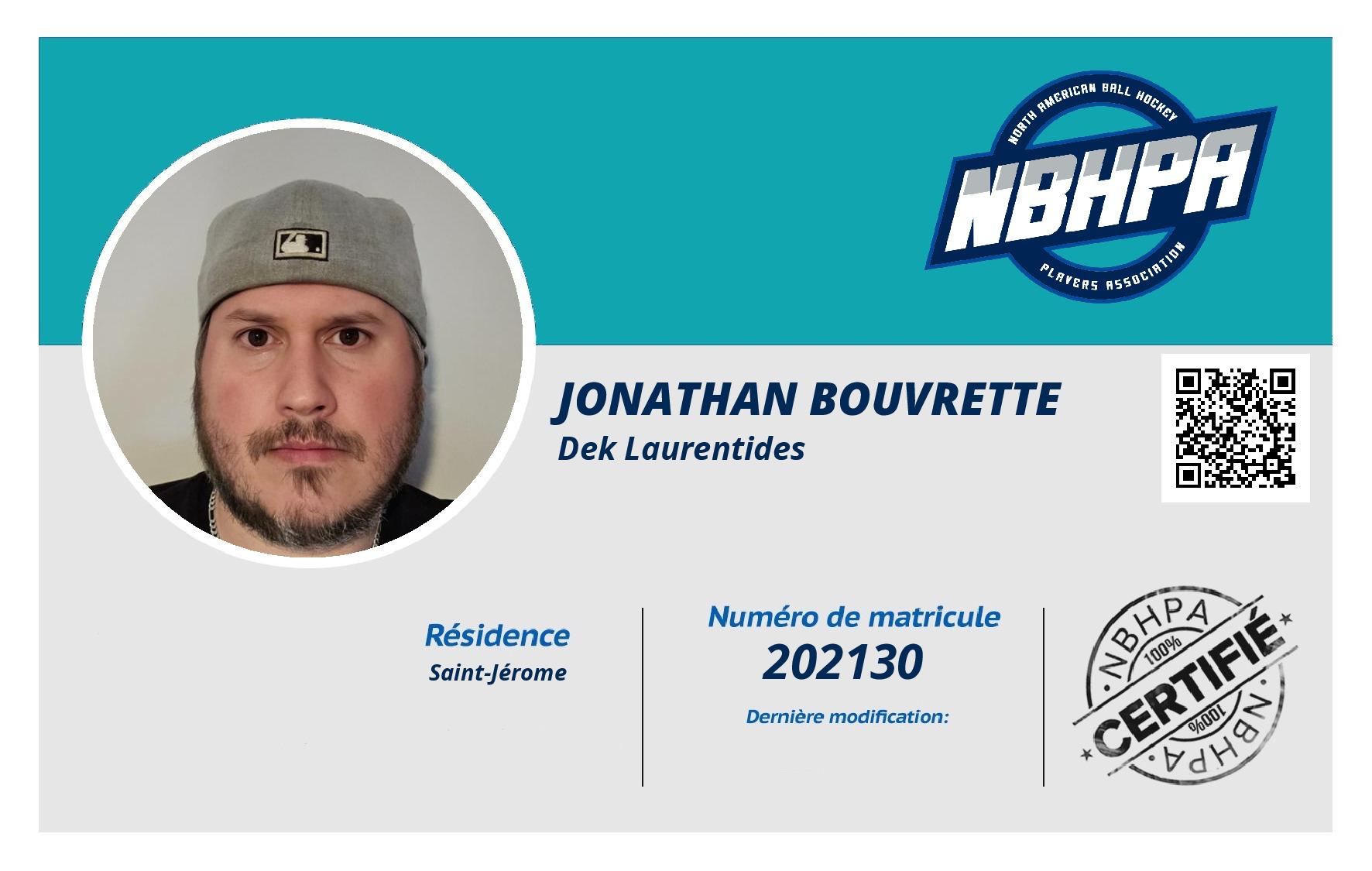 Jonathan Bouvrette