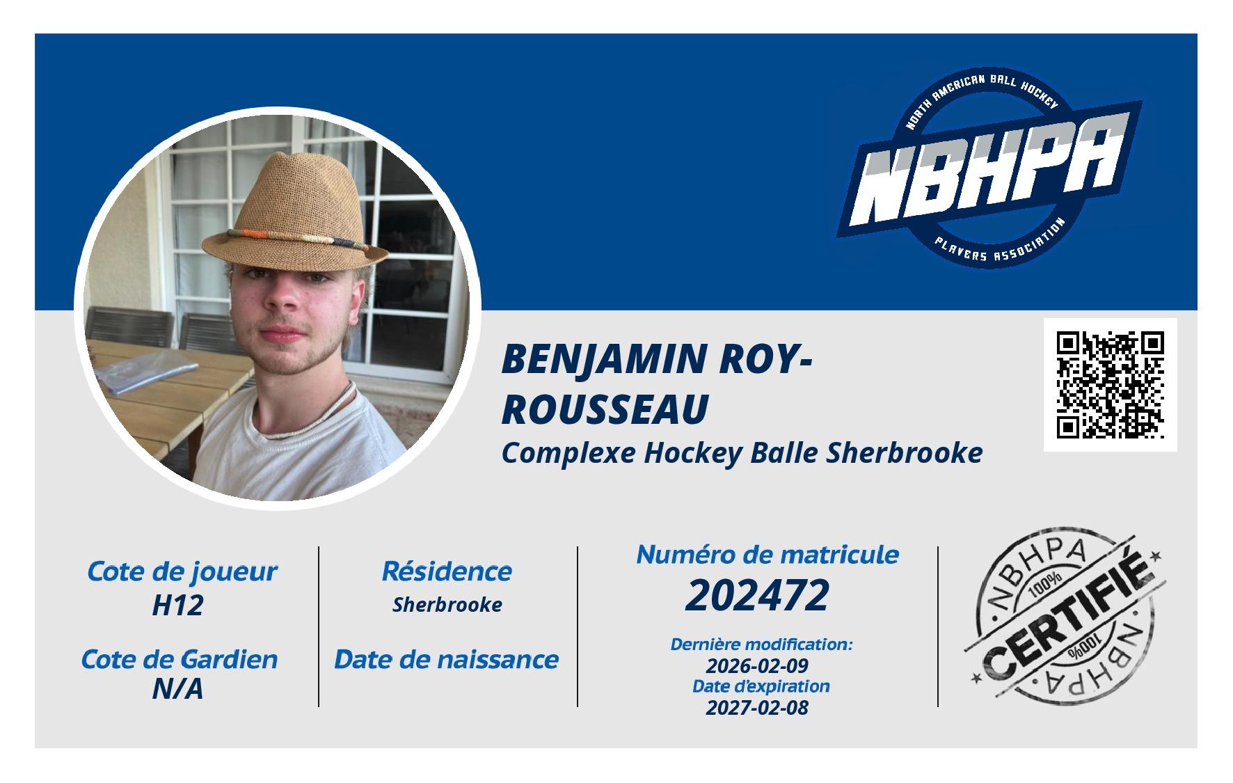 Benjamin Roy-Rousseau