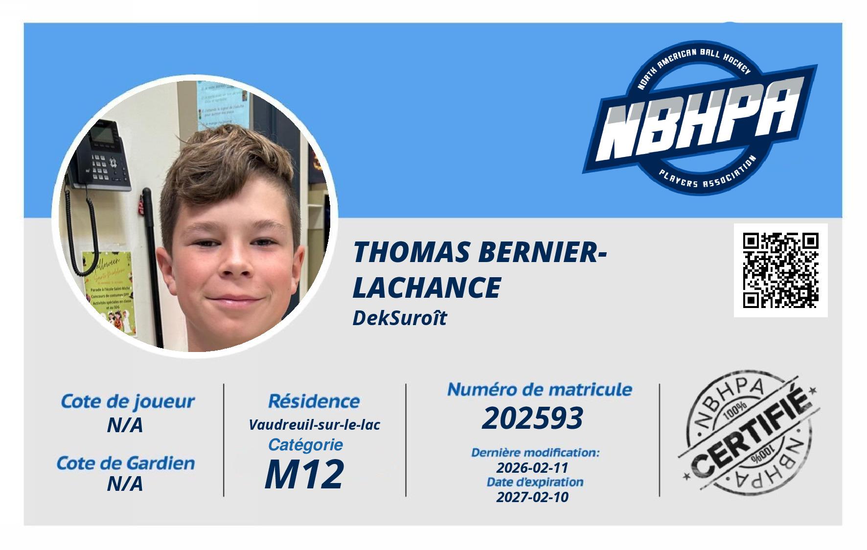 Thomas Bernier-Lachance