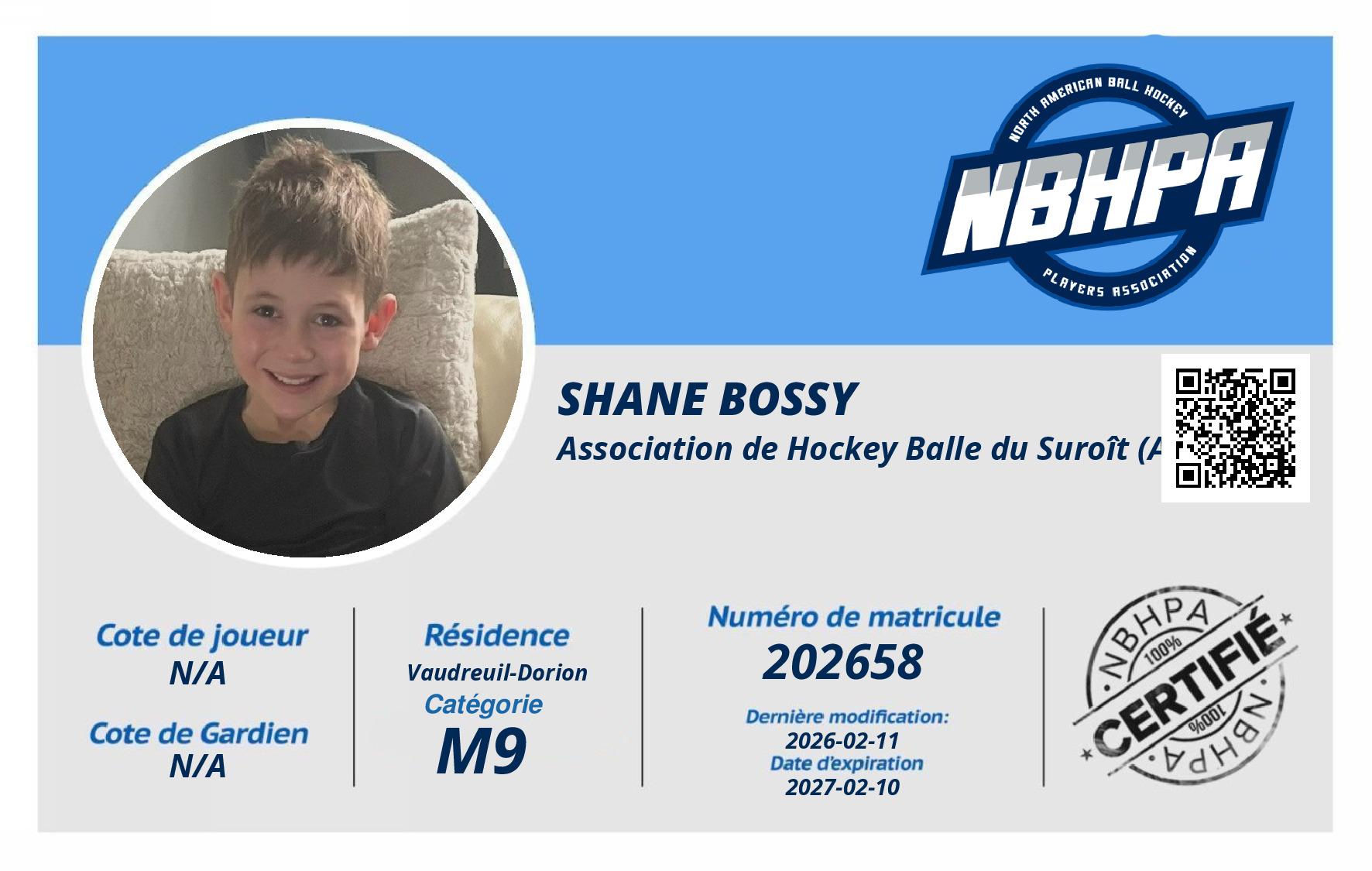 Shane Bossy