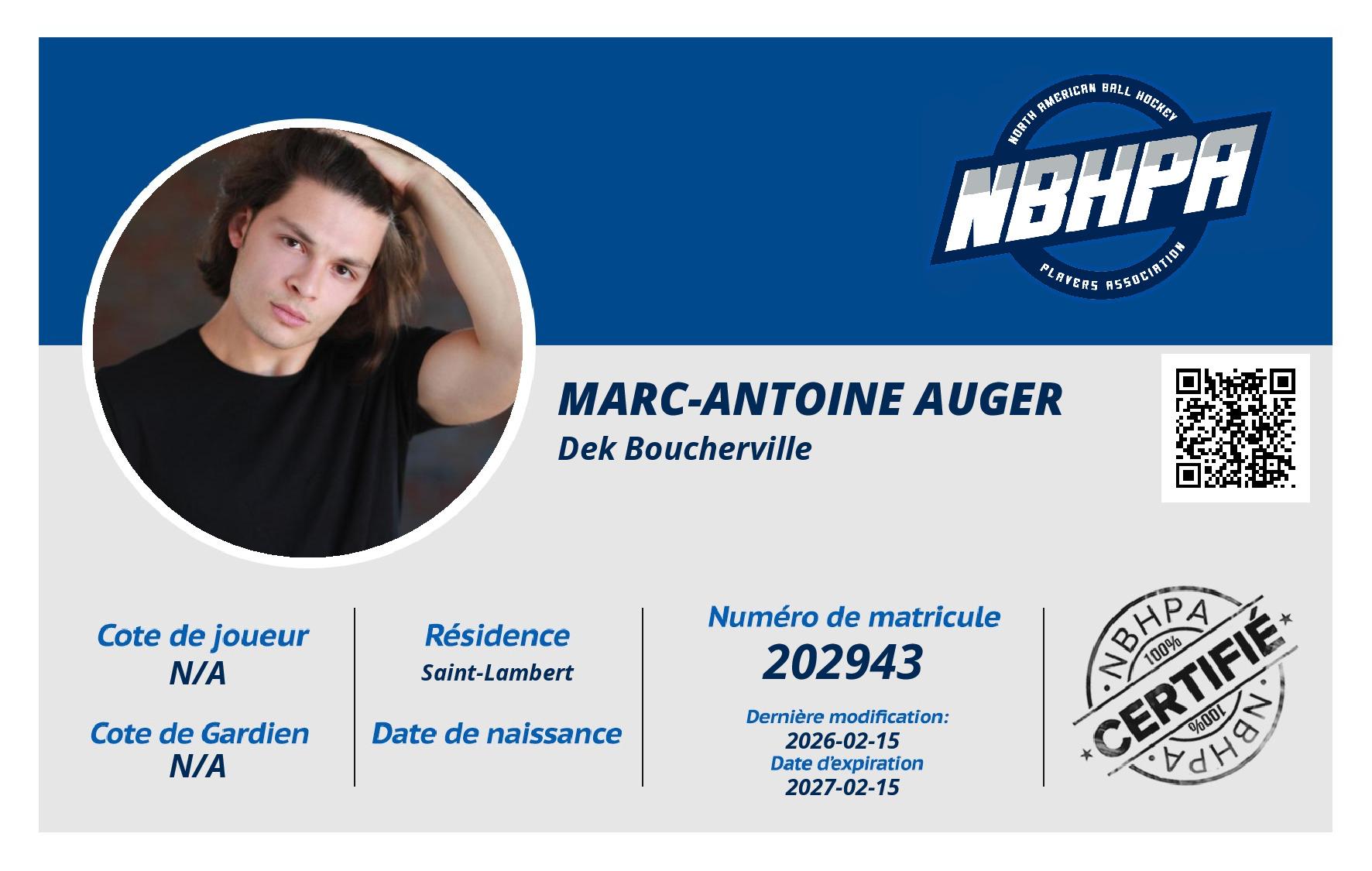 Marc-Antoine Auger