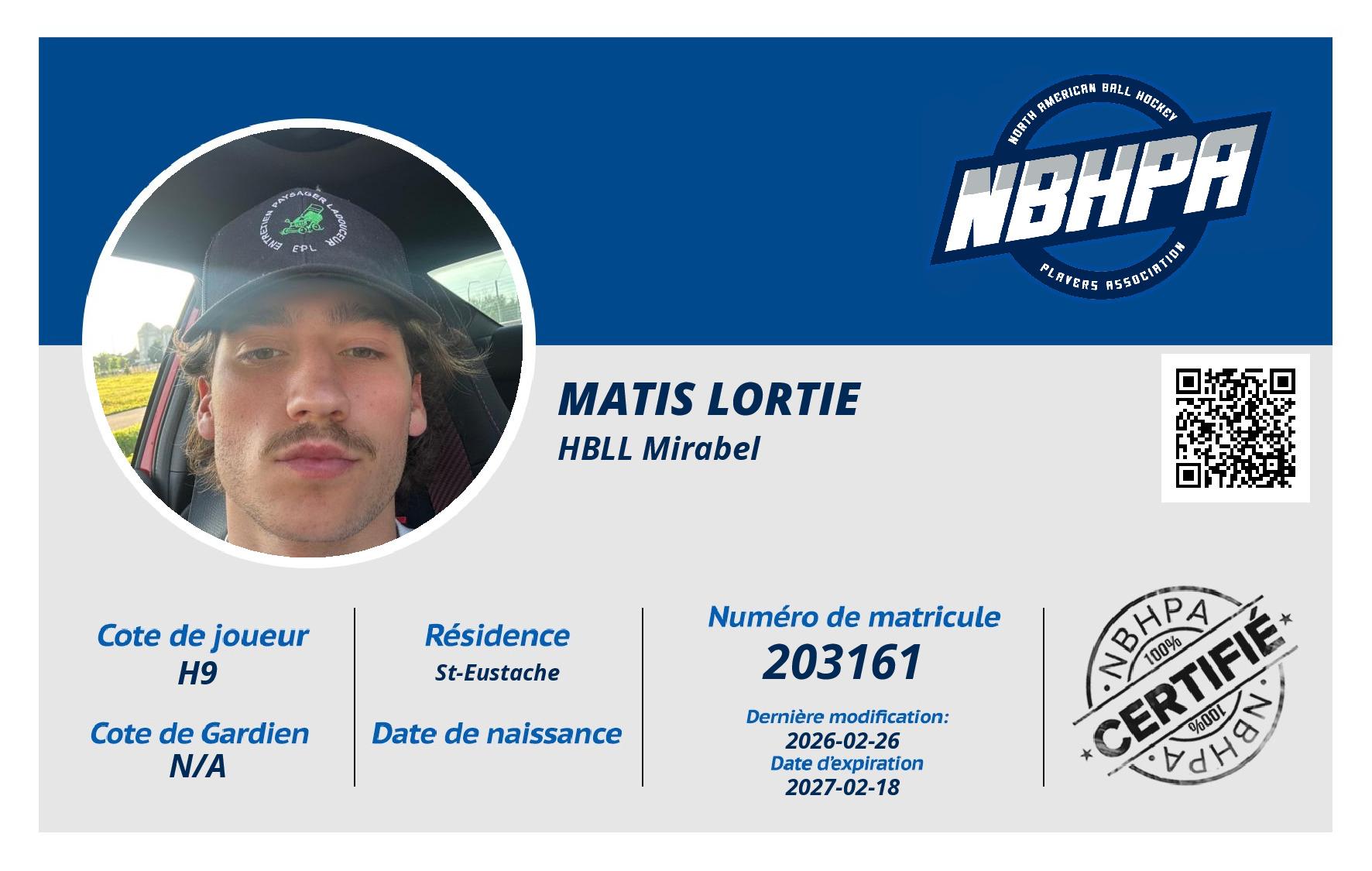matis lortie