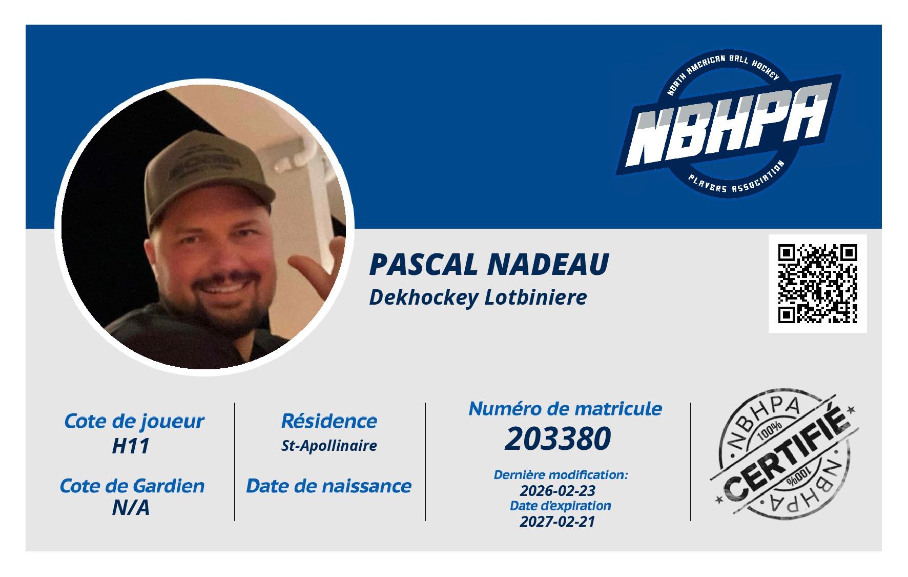 Pascal Nadeau