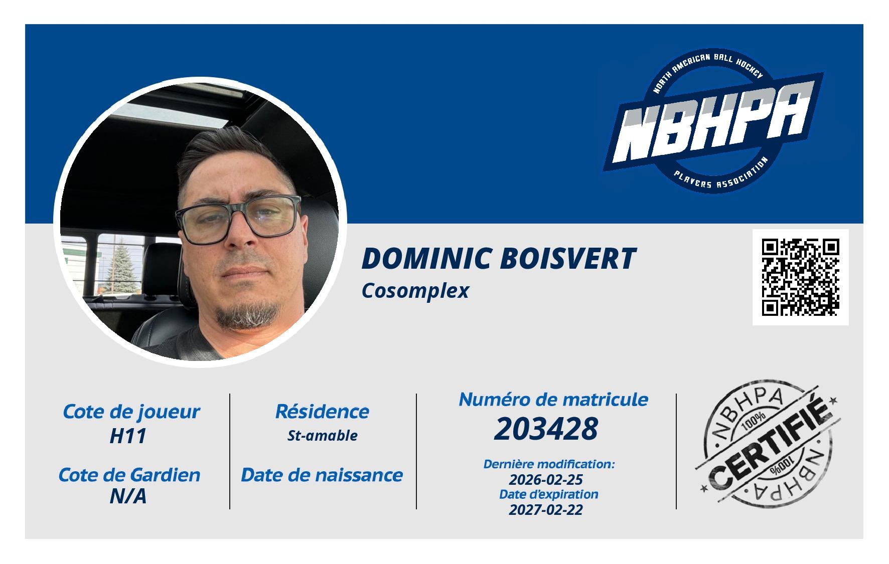 Dominic Boisvert
