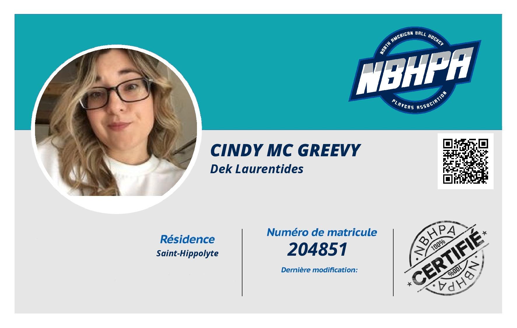Cindy Mc Greevy
