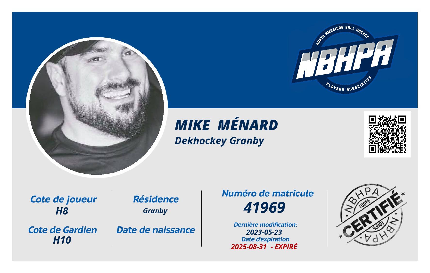 Mike  Ménard 