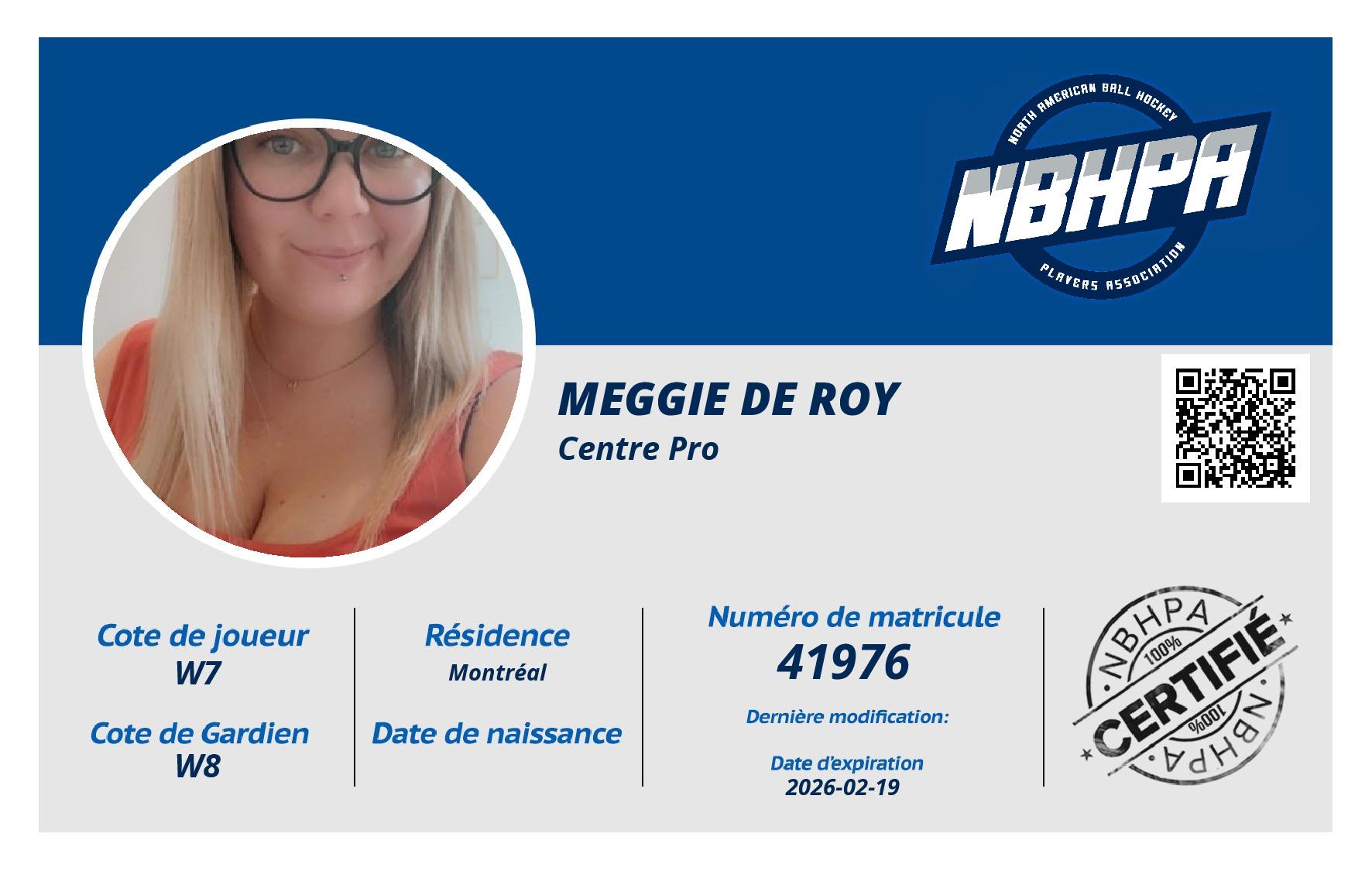 Meggie De Roy