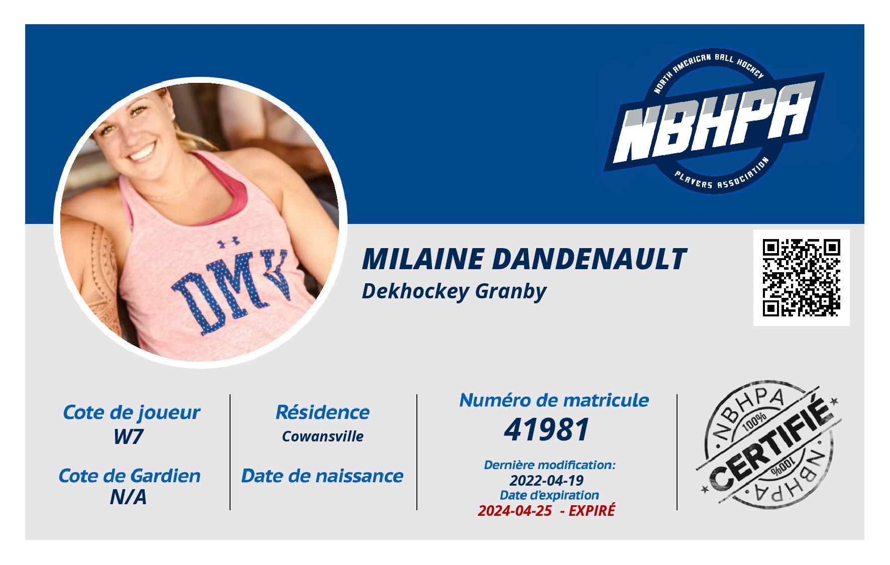 Milaine Dandenault