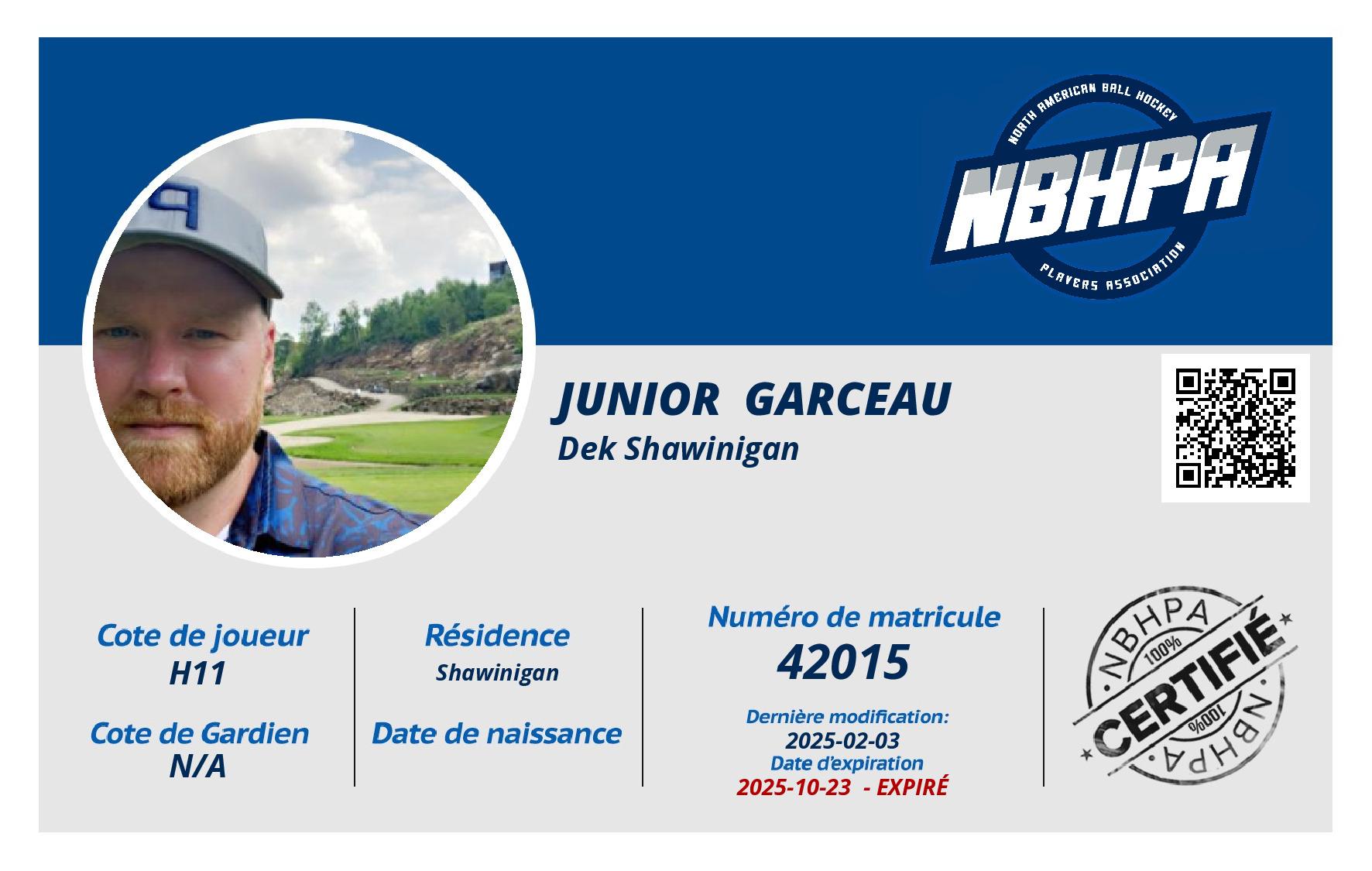 Junior  Garceau