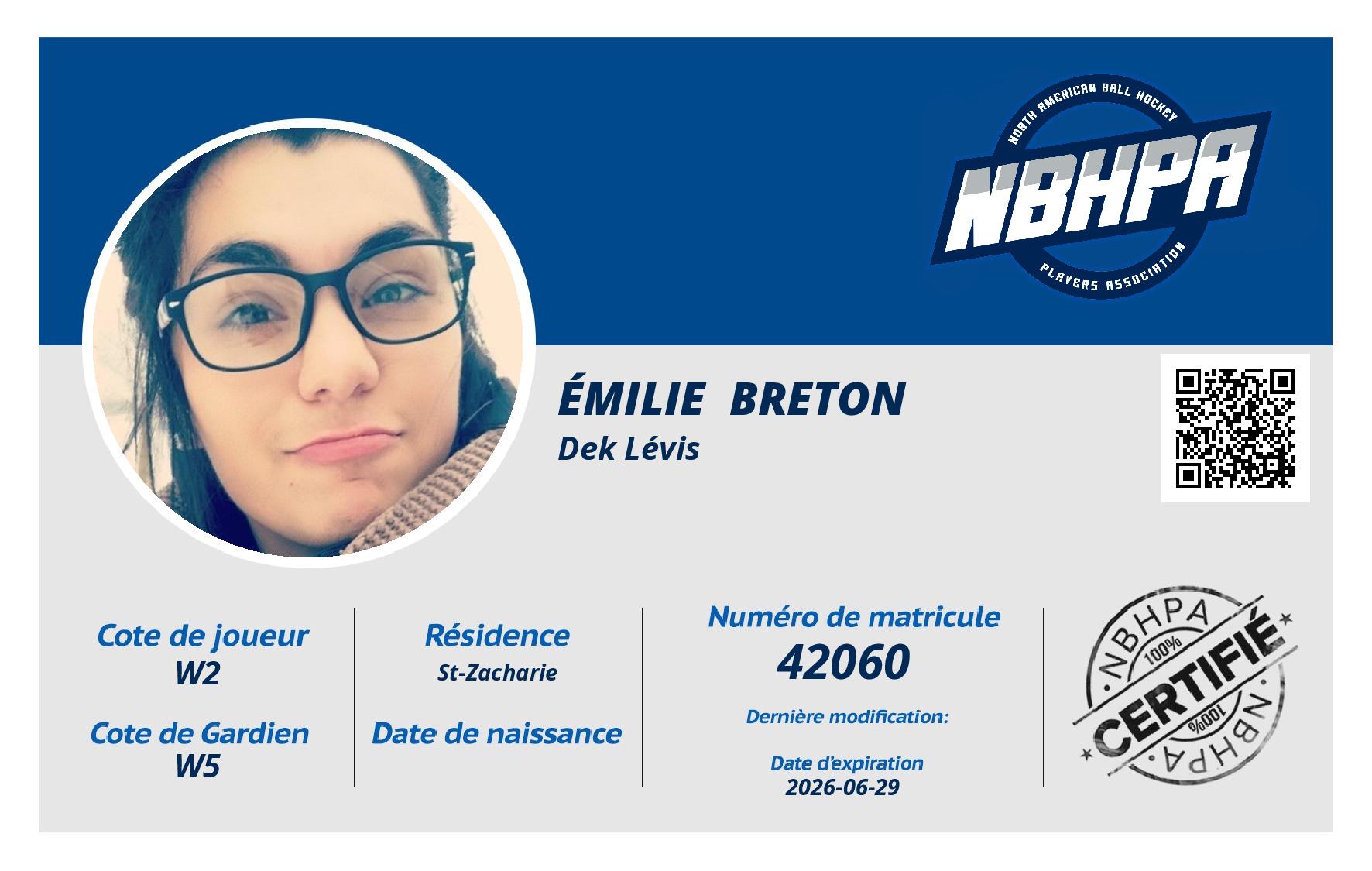 Émilie  Breton 