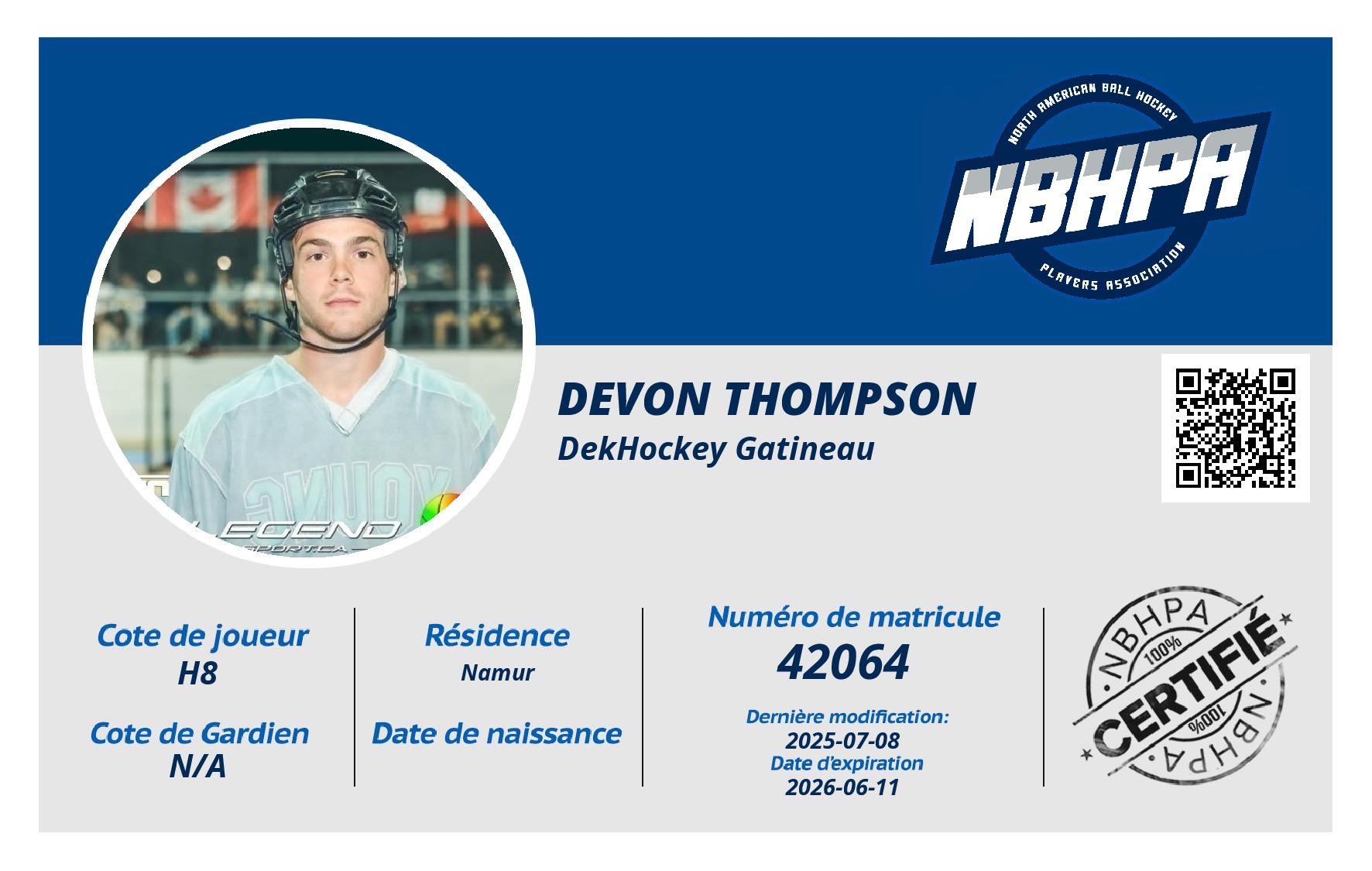 Devon Thompson 